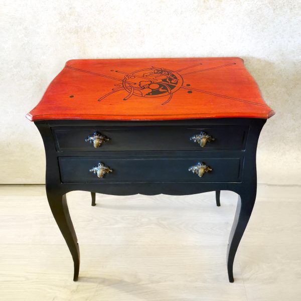 Commode noire relookée_photo carrée éclaircie_Art4Design_JeanJerome