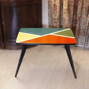 Table basse pied compas relookée_new_Art4Design_Pauline Godard