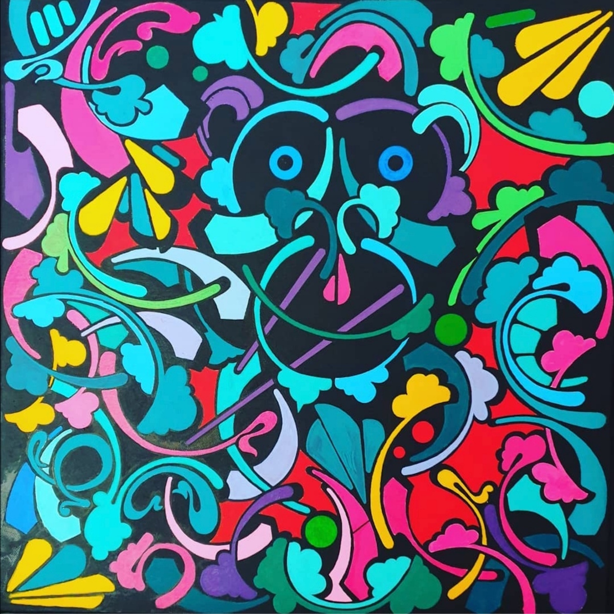 Monkey in the forest / Canvas de JeanJerome