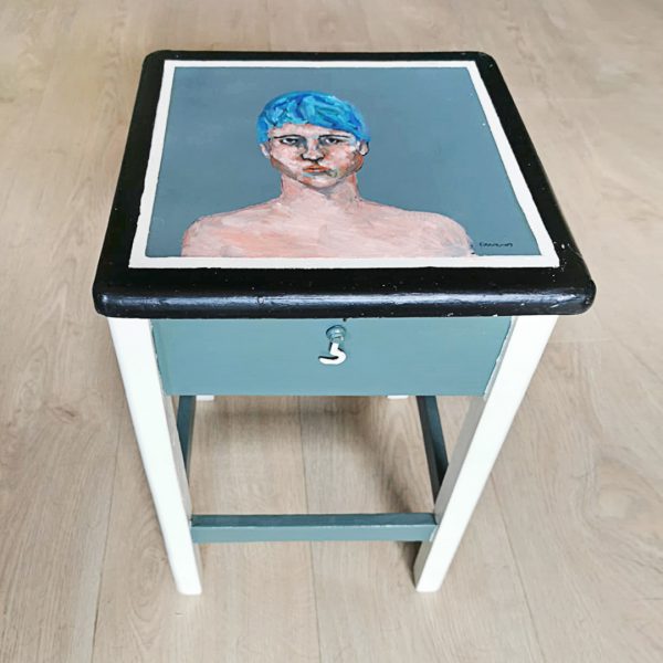 Tabouret de cireur relooké_Xavier Devaud_Art4Design